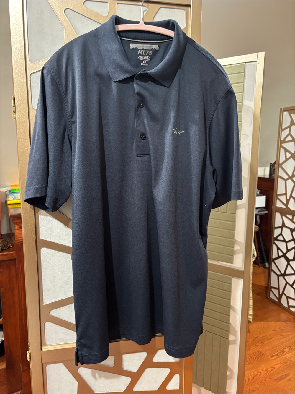 Greg Norman Collection Navy Short Sleeve Polo